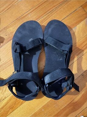 Teva Women's Black Adjustable Strap Sandals